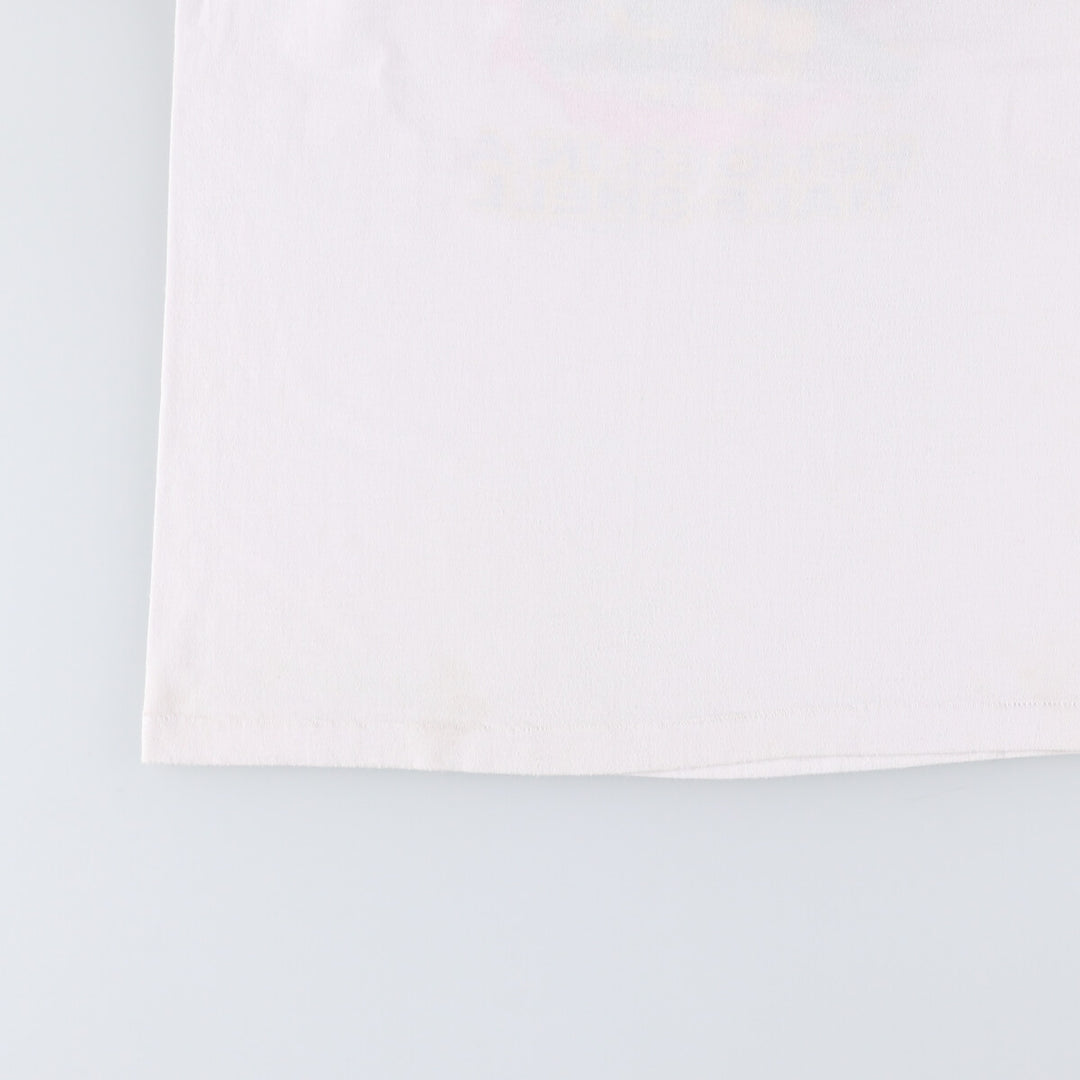 Vintage 90'S Hanes Teenage Mutant Ninja Turtles character print T-shirt, Made in USA, Women's Size L cotton white type Vintage Second Hand