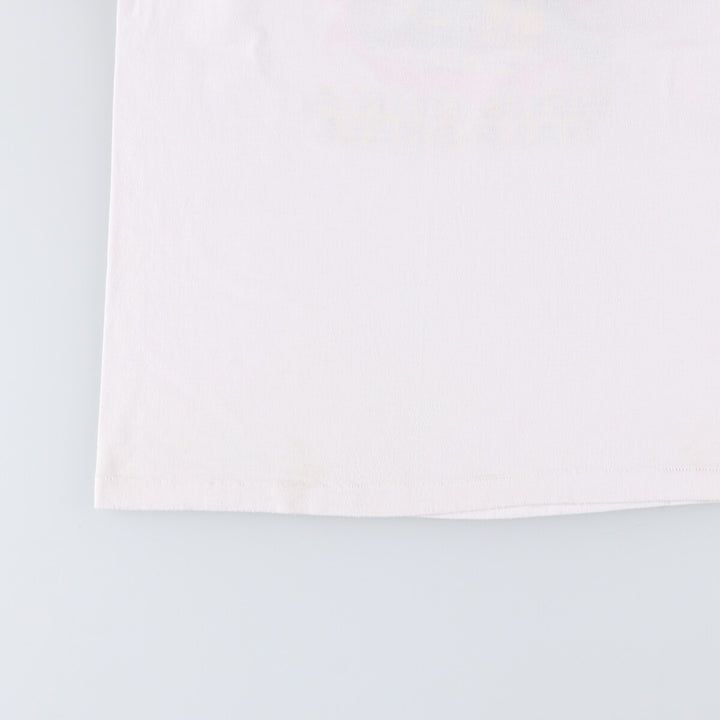 Vintage 90'S Hanes Teenage Mutant Ninja Turtles character print T-shirt, Made in USA, Women's Size L cotton white type Vintage Second Hand