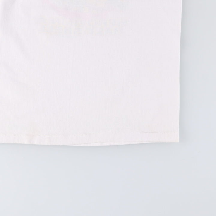 Vintage 90'S Hanes Teenage Mutant Ninja Turtles character print T-shirt, Made in USA, Women's Size L cotton white type Vintage Second Hand