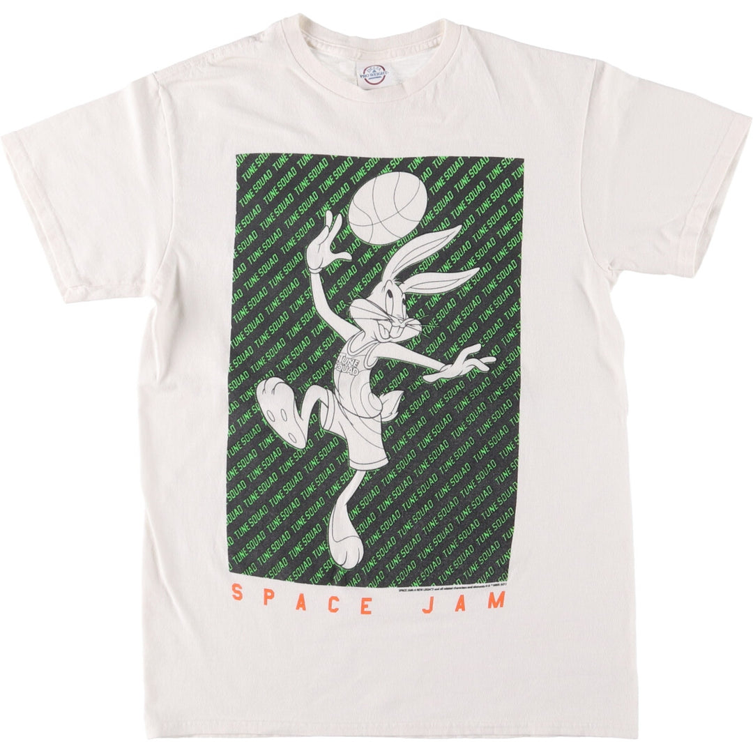 Delta Looney Tunes Bugs Bunny Character Print T-Shirt, Men's Size Small cotton white type Vintage Second Hand