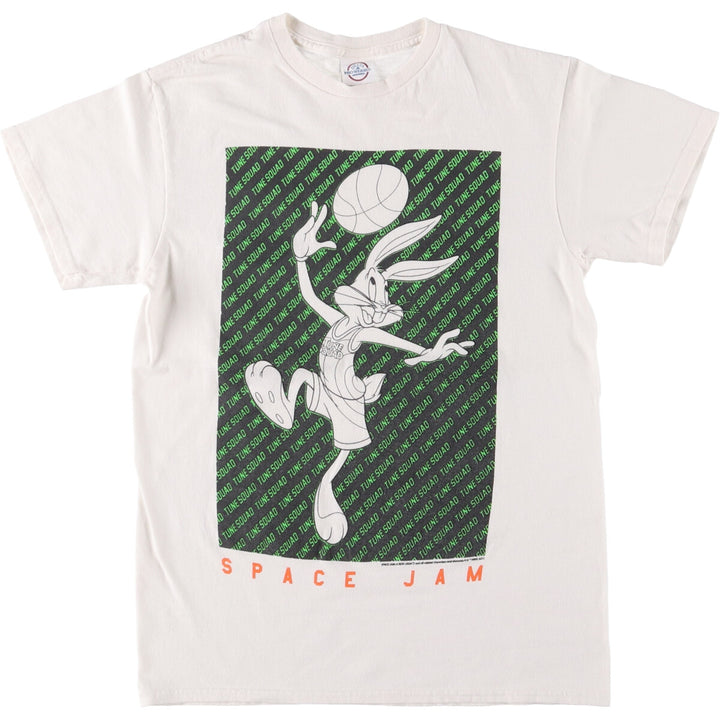 Delta Looney Tunes Bugs Bunny Character Print T-Shirt, Men's Size Small cotton white type Vintage Second Hand