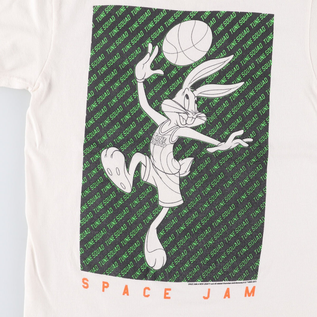 Delta Looney Tunes Bugs Bunny Character Print T-Shirt, Men's Size Small cotton white type Vintage Second Hand