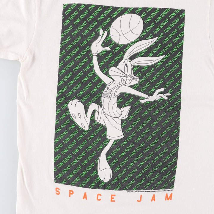 Delta Looney Tunes Bugs Bunny Character Print T-Shirt, Men's Size Small cotton white type Vintage Second Hand