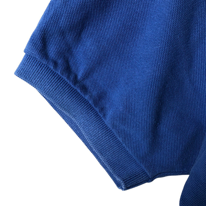Burberry's LONDON short-sleeved polo shirt, men's size L cotton blue type Vintage Second Hand