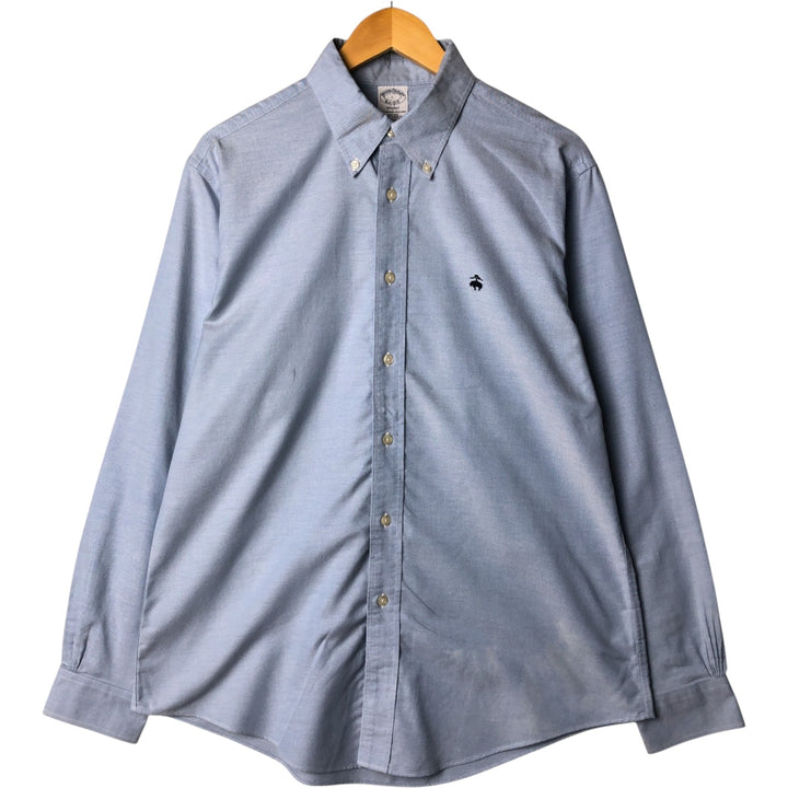 Brooks Brothers Est.1818 Long Sleeve Button-Down Shirt, Men's Size L Supima Cotton blue type Vintage Second Hand
