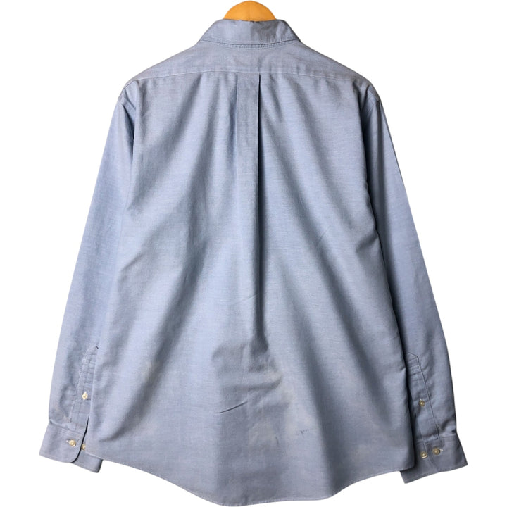 Brooks Brothers Est.1818 Long Sleeve Button-Down Shirt, Men's Size L Supima Cotton blue type Vintage Second Hand