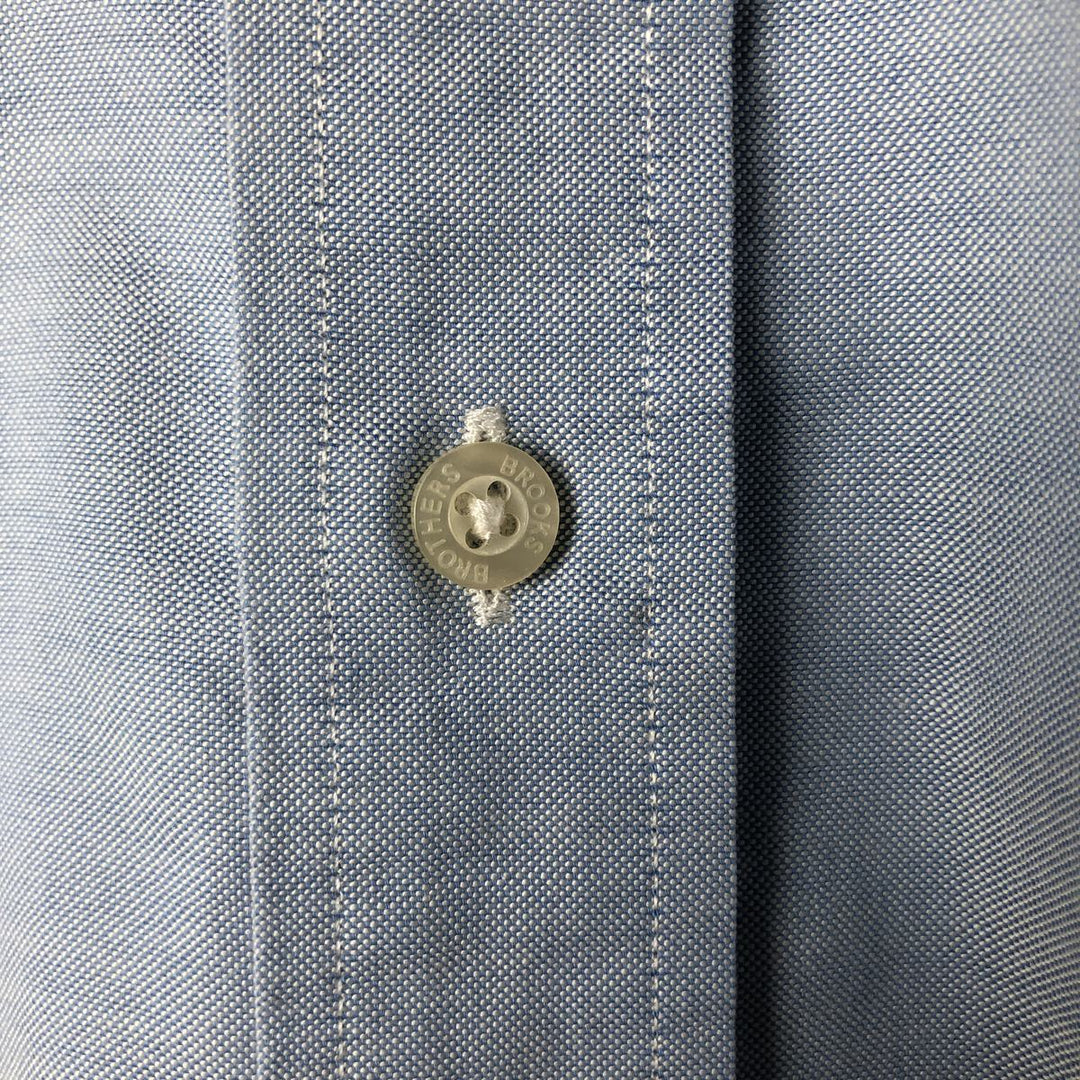 Brooks Brothers Est.1818 Long Sleeve Button-Down Shirt, Men's Size L Supima Cotton blue type Vintage Second Hand