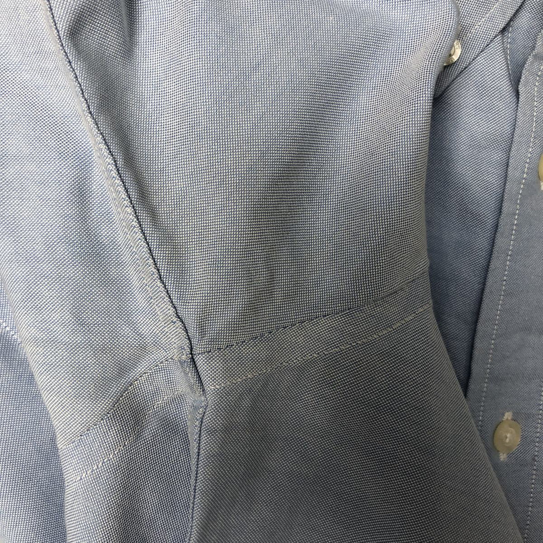 Brooks Brothers Est.1818 Long Sleeve Button-Down Shirt, Men's Size L Supima Cotton blue type Vintage Second Hand