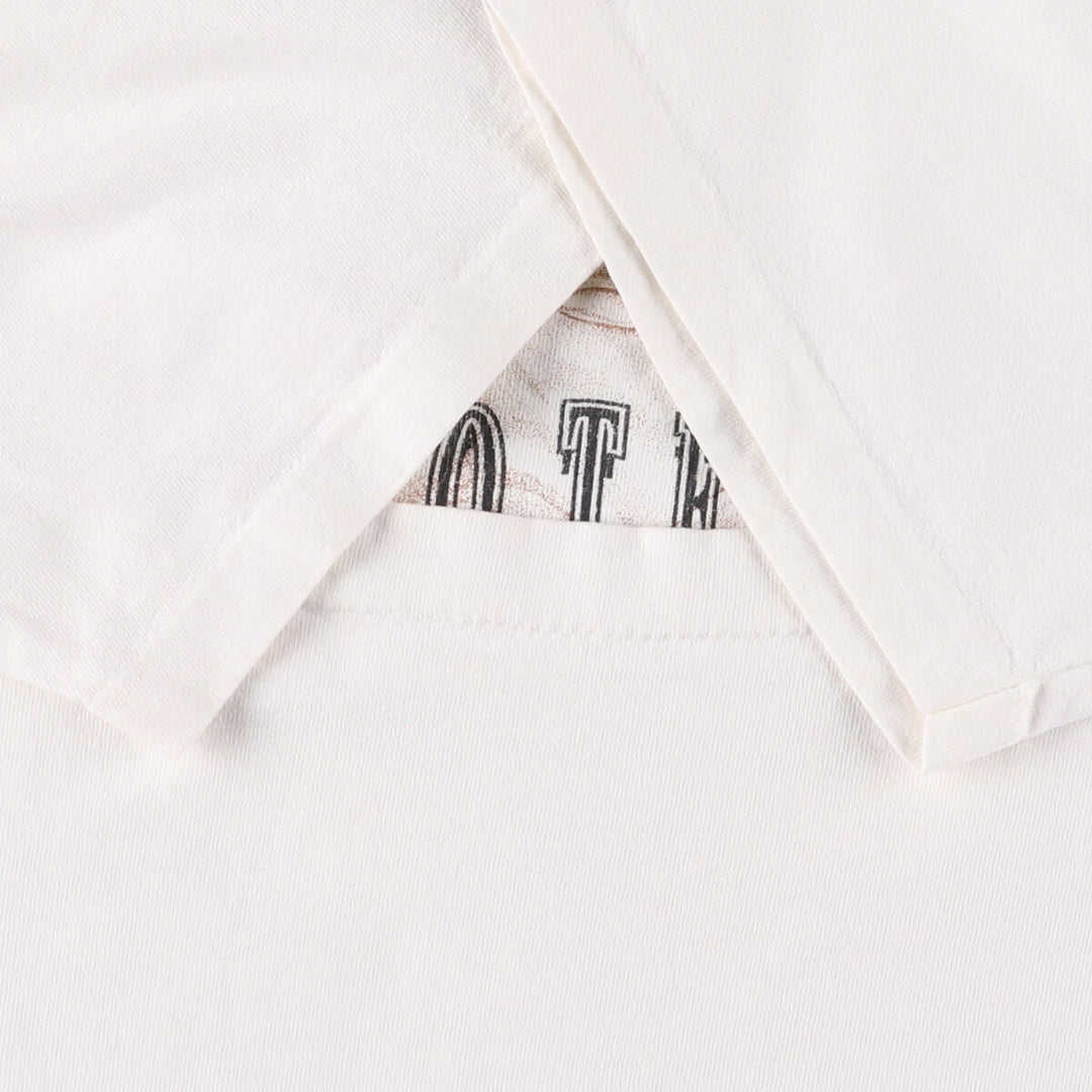 Vintage 90'S Anvil Horse Print Animal T-Shirt, Made in USA, Men's Size Small cotton white type Vintage Second Hand