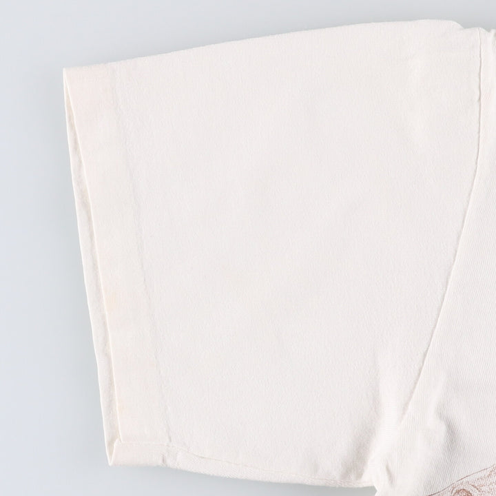 Vintage 90'S Anvil Horse Print Animal T-Shirt, Made in USA, Men's Size Small cotton white type Vintage Second Hand