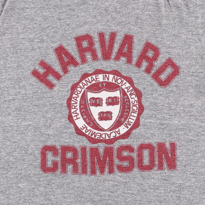 Vintage 1980s-1990'S TNT HARVARD Harvard University Triple Print College T-Shirt, Women's Size Medium polyester gray type Vintage Second Hand