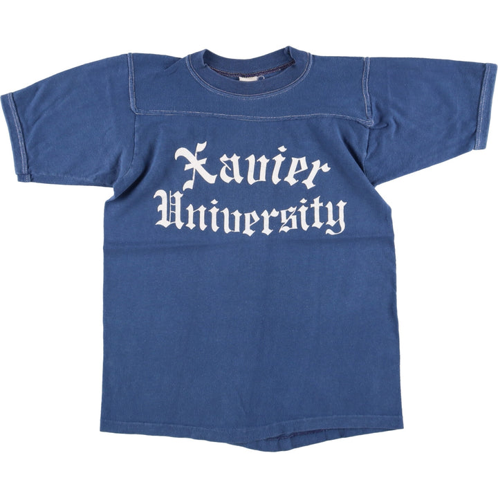 Vintage women's football T-shirt, size S unclear blue type Vintage Second Hand