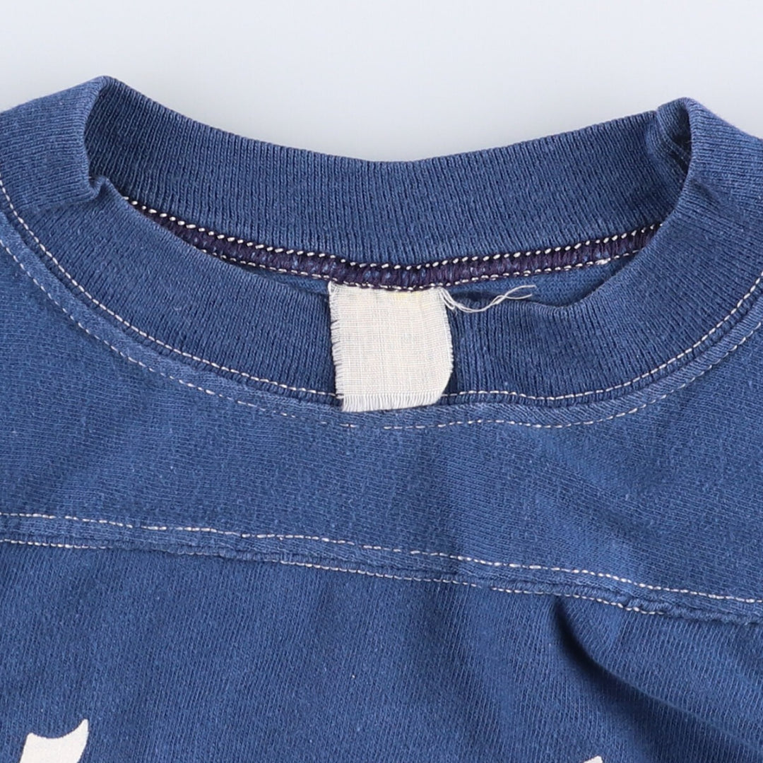 Vintage women's football T-shirt, size S unclear blue type Vintage Second Hand