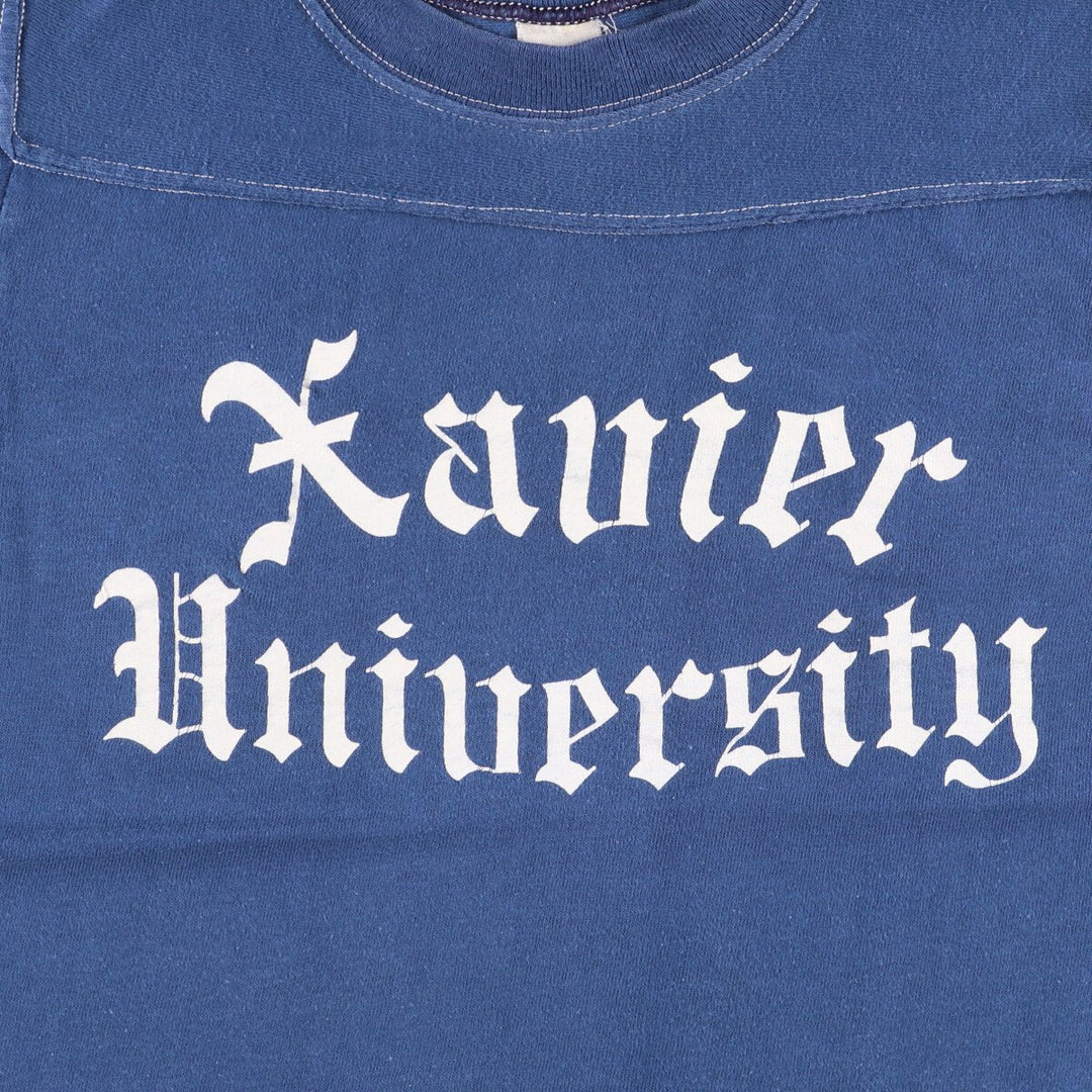 Vintage women's football T-shirt, size S unclear blue type Vintage Second Hand