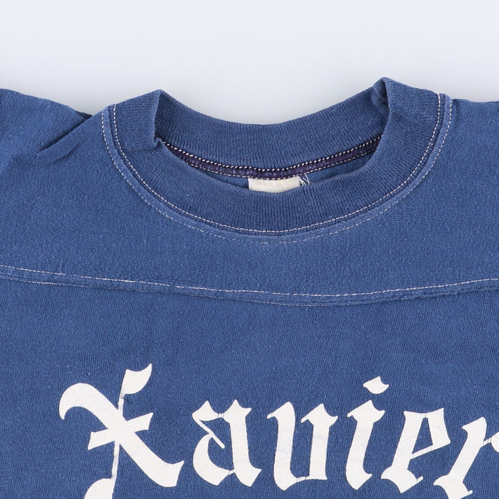 Vintage women's football T-shirt, size S unclear blue type Vintage Second Hand