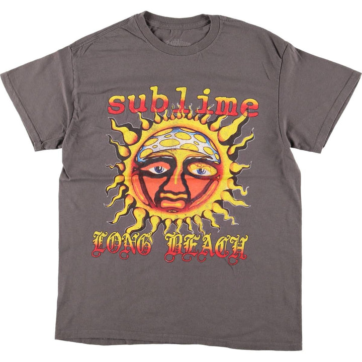 SUBLIME Band T-shirt, Men's M size cotton Charcoal Vintage Second Hand