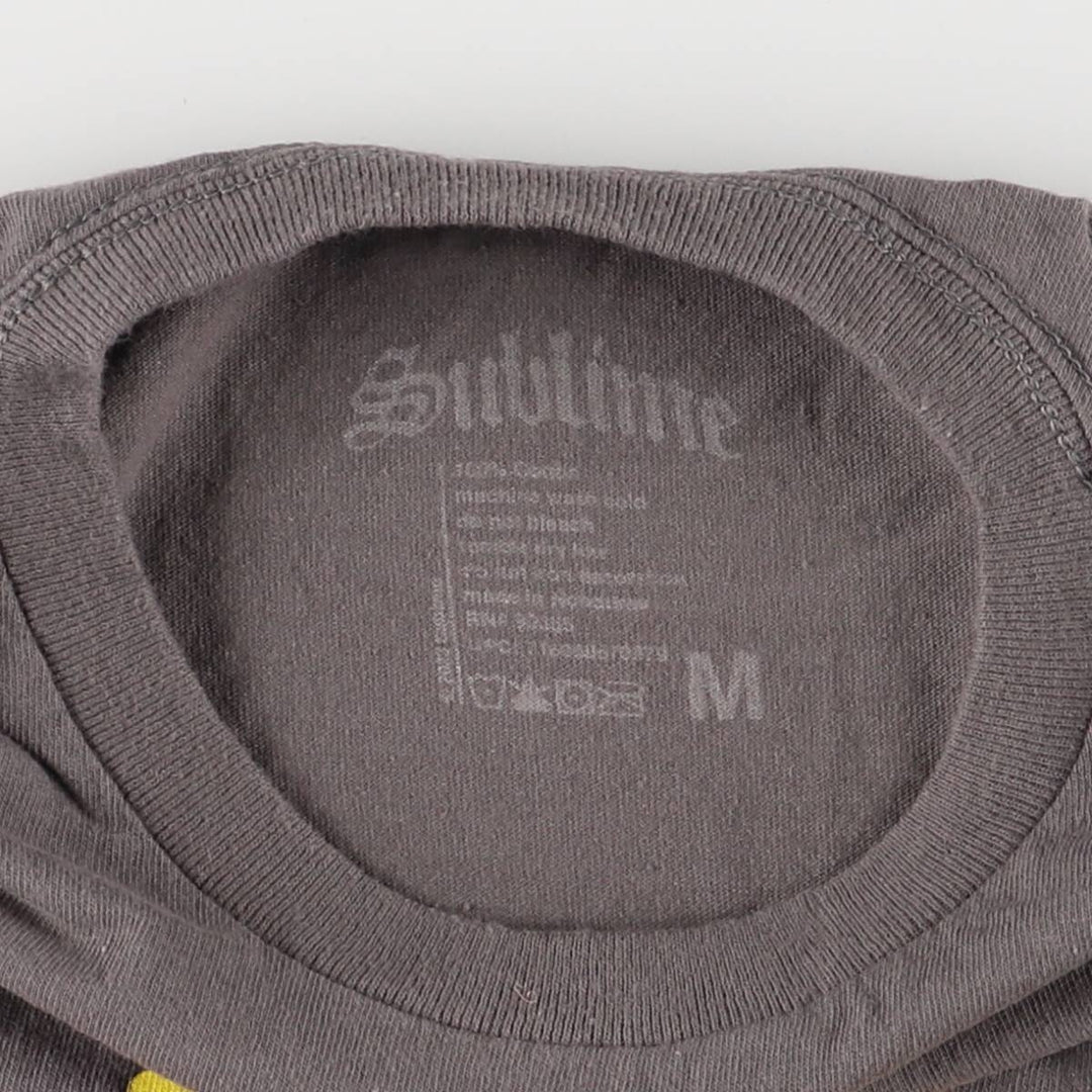 SUBLIME Band T-shirt, Men's M size cotton Charcoal Vintage Second Hand