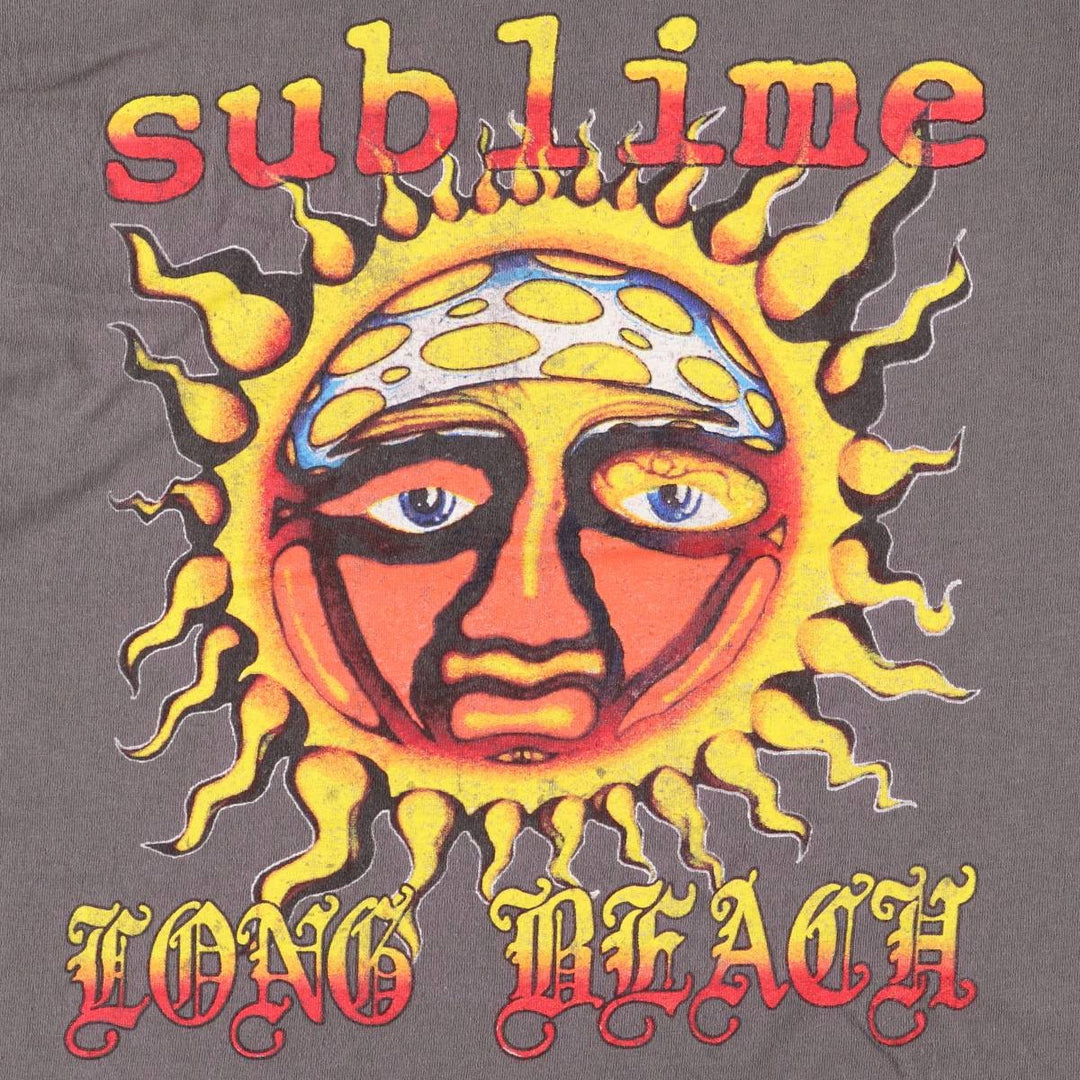 SUBLIME Band T-shirt, Men's M size cotton Charcoal Vintage Second Hand