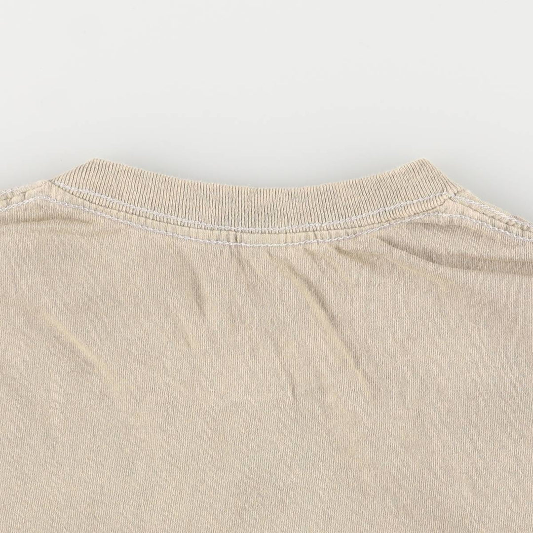 NIRVANA Nirvana Band T-shirt, Band T, Men's M size cotton Khaki type Vintage Second Hand