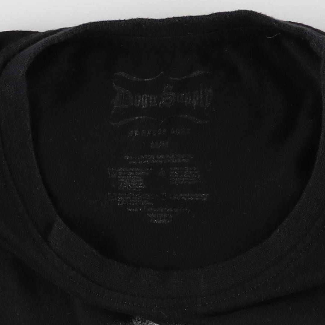 SNOOP DOGG Snoop Dogg Rap T-shirt Rap T Men's M size cotton black type Vintage Second Hand