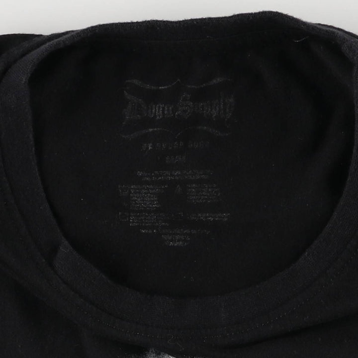SNOOP DOGG Snoop Dogg Rap T-shirt Rap T Men's M size cotton black type Vintage Second Hand