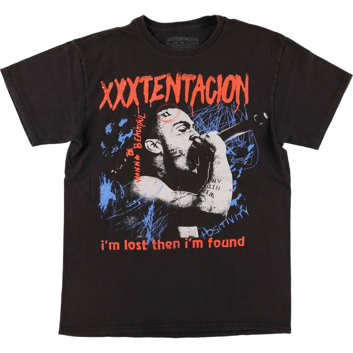 XXXTENTACION Rap T-shirt, Men's Size Medium cotton black type Vintage Second Hand
