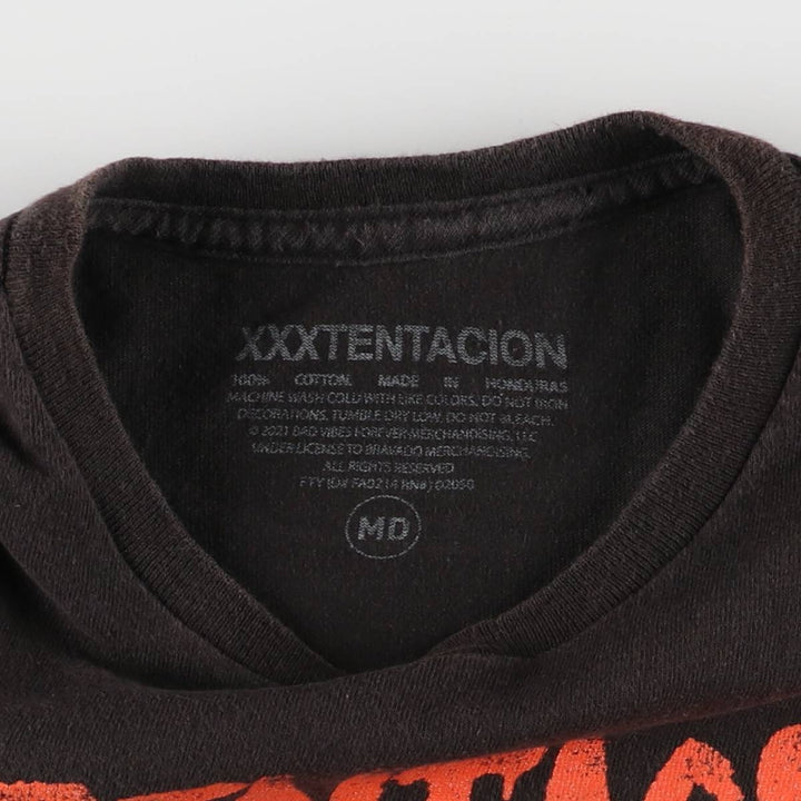 XXXTENTACION Rap T-shirt, Men's Size Medium cotton black type Vintage Second Hand