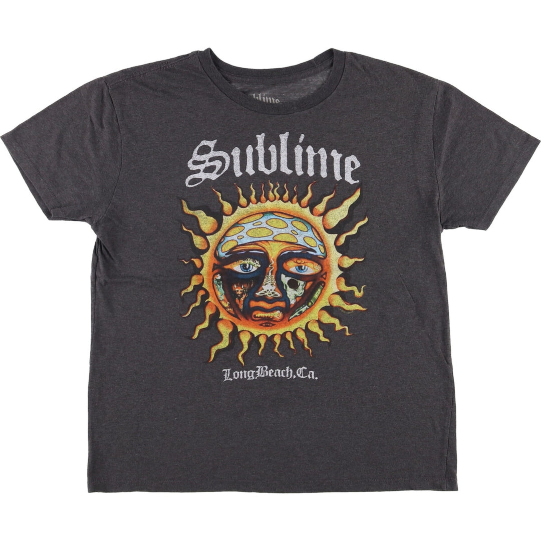 SUBLIME Band T-shirt, Men's M size cotton Charcoal Vintage Second Hand