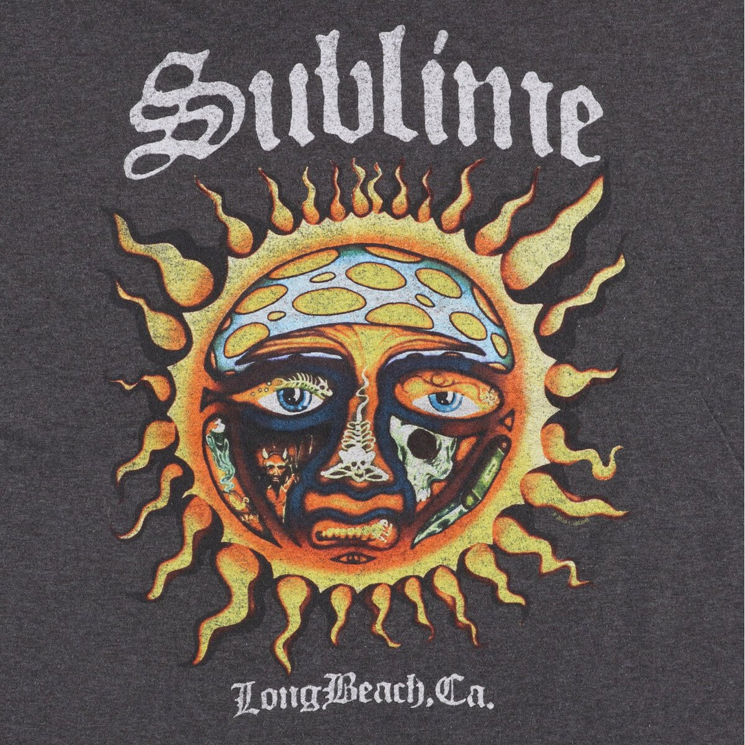 SUBLIME Band T-shirt, Men's M size cotton Charcoal Vintage Second Hand