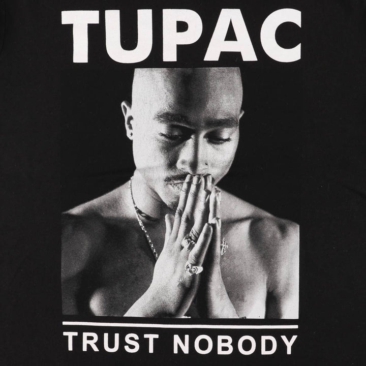 2pac Rap T-shirt, Men's XL size unclear black type Vintage Second Hand