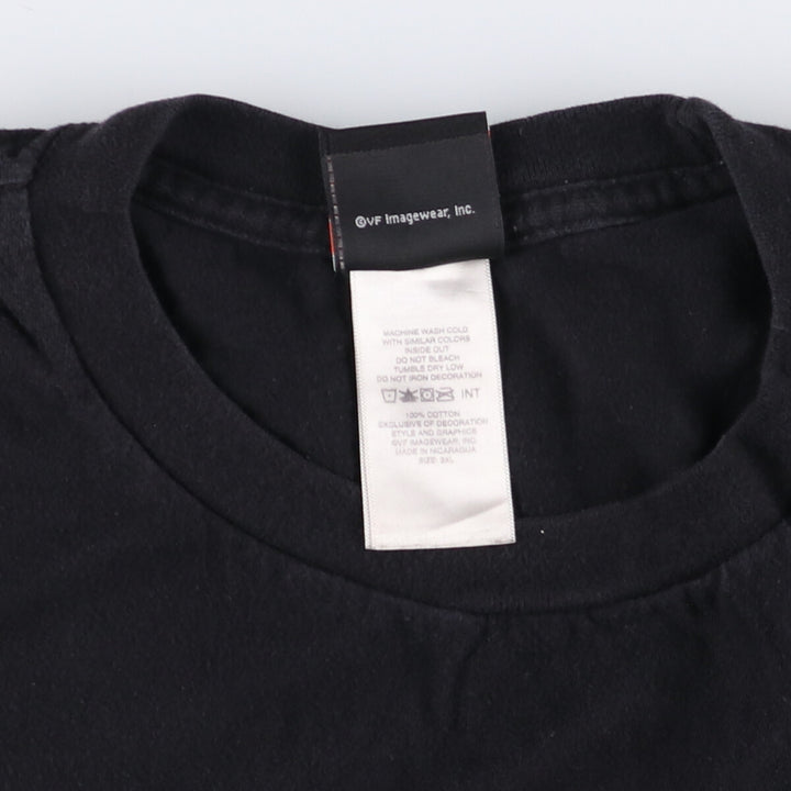 Harley-Davidson Eagle Pattern Motorcycle T-Shirt, Men's, Size XXXL cotton black type Vintage Second Hand