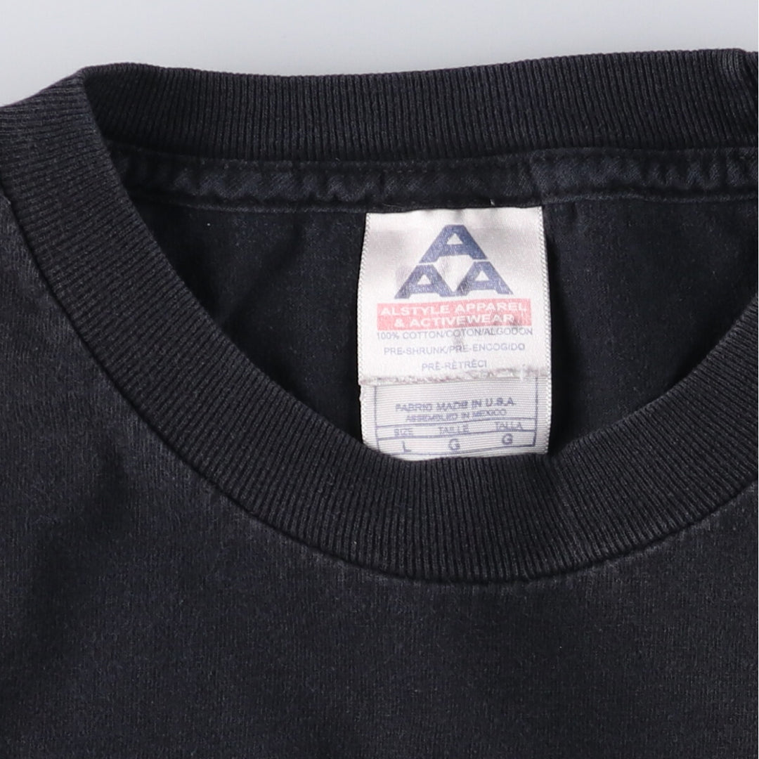 2000'S Alstyle Def Leppard Band T-Shirt, Made in USA, Men's Size L cotton black type Vintage Second Hand