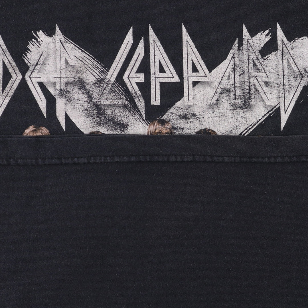 2000'S Alstyle Def Leppard Band T-Shirt, Made in USA, Men's Size L cotton black type Vintage Second Hand