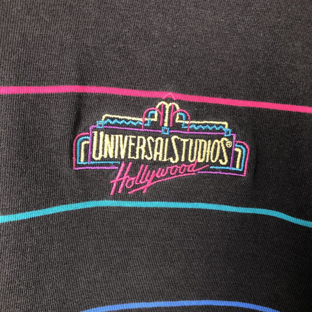 Vintage 90'S Cross Creek Universal Studios long-sleeved T-shirt, Made in USA, Men's Size Medium unclear black type Vintage Second Hand