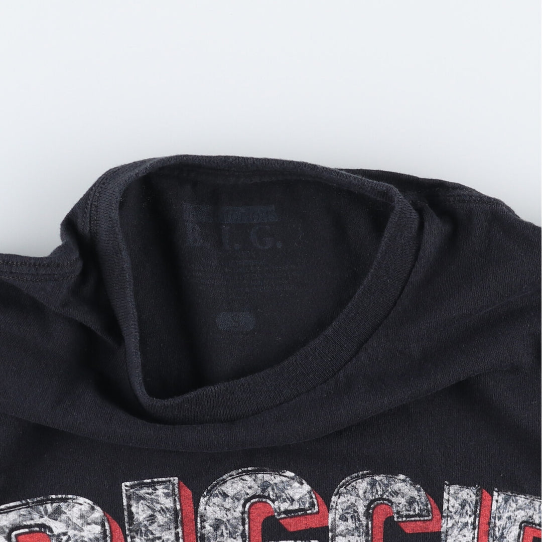 THE NOTORIUS BIG Rap T-shirt, Women's Size Small cotton black type Vintage Second Hand