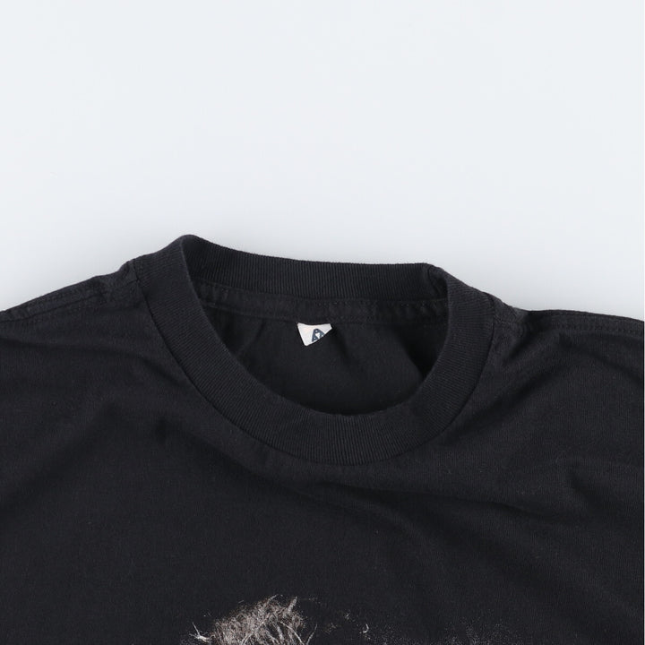 JUSTIN BIEBER Band T-Shirt, Women's Size Small unclear black type Vintage Second Hand