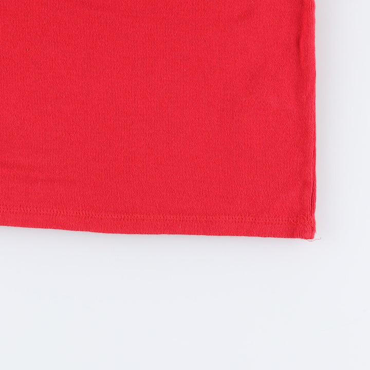 HARD ROCK CAFE Cap Sleeve Advertising T-Shirt, Made in USA, Women's Size L cotton red type Vintage Second Hand