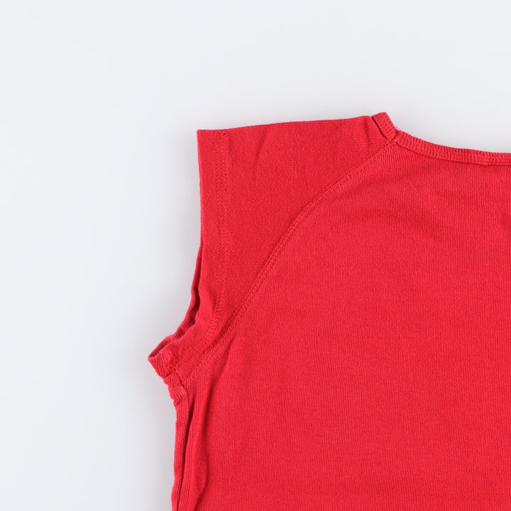 HARD ROCK CAFE Cap Sleeve Advertising T-Shirt, Made in USA, Women's Size L cotton red type Vintage Second Hand