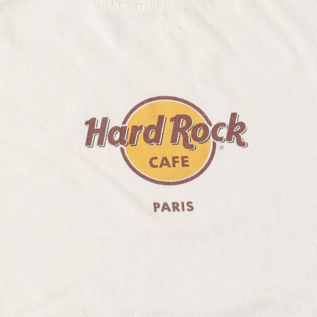 Vintage 90'S HARD ROCK CAFE advertising T-shirt, size L, women's cotton white type Vintage Second Hand