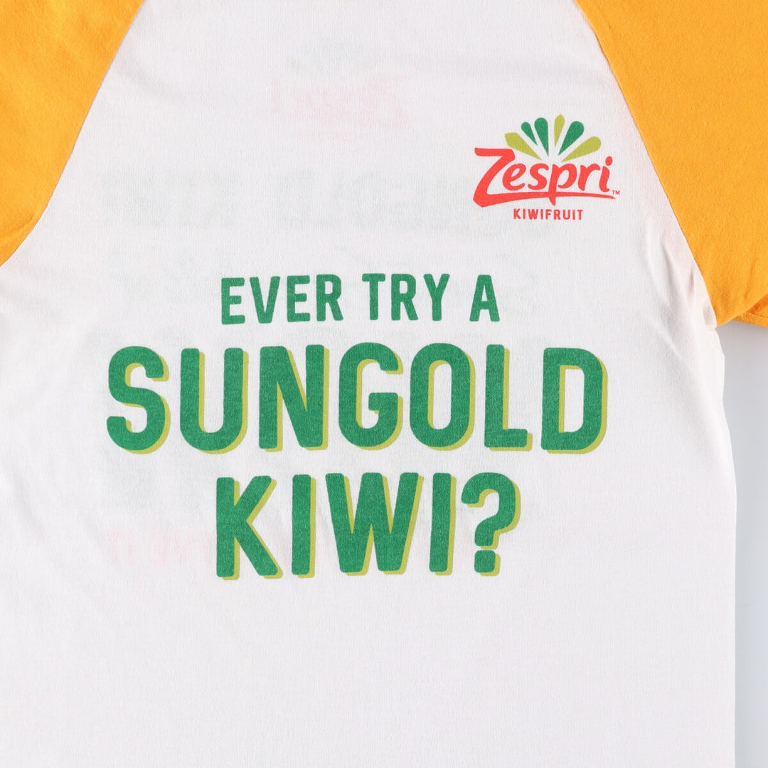 Augusta ZESPRI Advertising T-shirt, Women's, Size Small cotton white type Vintage Second Hand