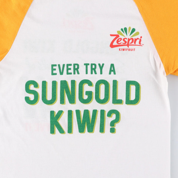 Augusta ZESPRI Advertising T-shirt, Women's, Size Small cotton white type Vintage Second Hand