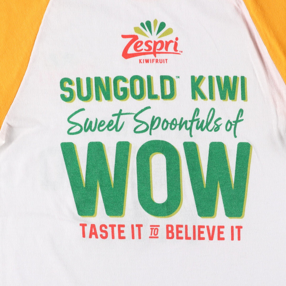 Augusta ZESPRI Advertising T-shirt, Women's, Size Small cotton white type Vintage Second Hand