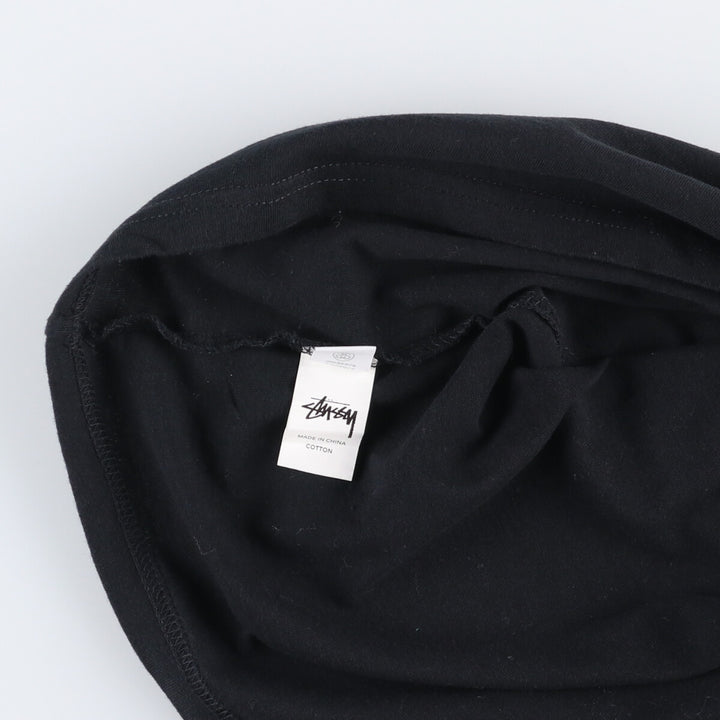 Stussy surf and skate T-shirt, women's size XL cotton black type Vintage Second Hand