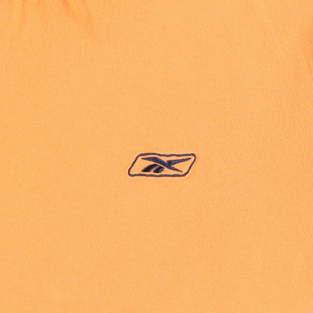 Reebok One-Point Logo T-Shirt, Women's Size M cotton orange type Vintage Second Hand