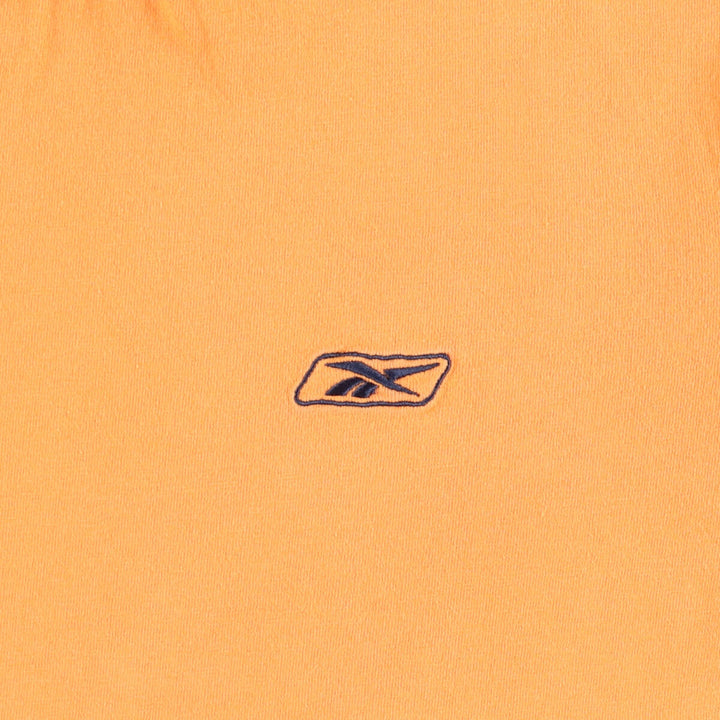 Reebok One-Point Logo T-Shirt, Women's Size M cotton orange type Vintage Second Hand