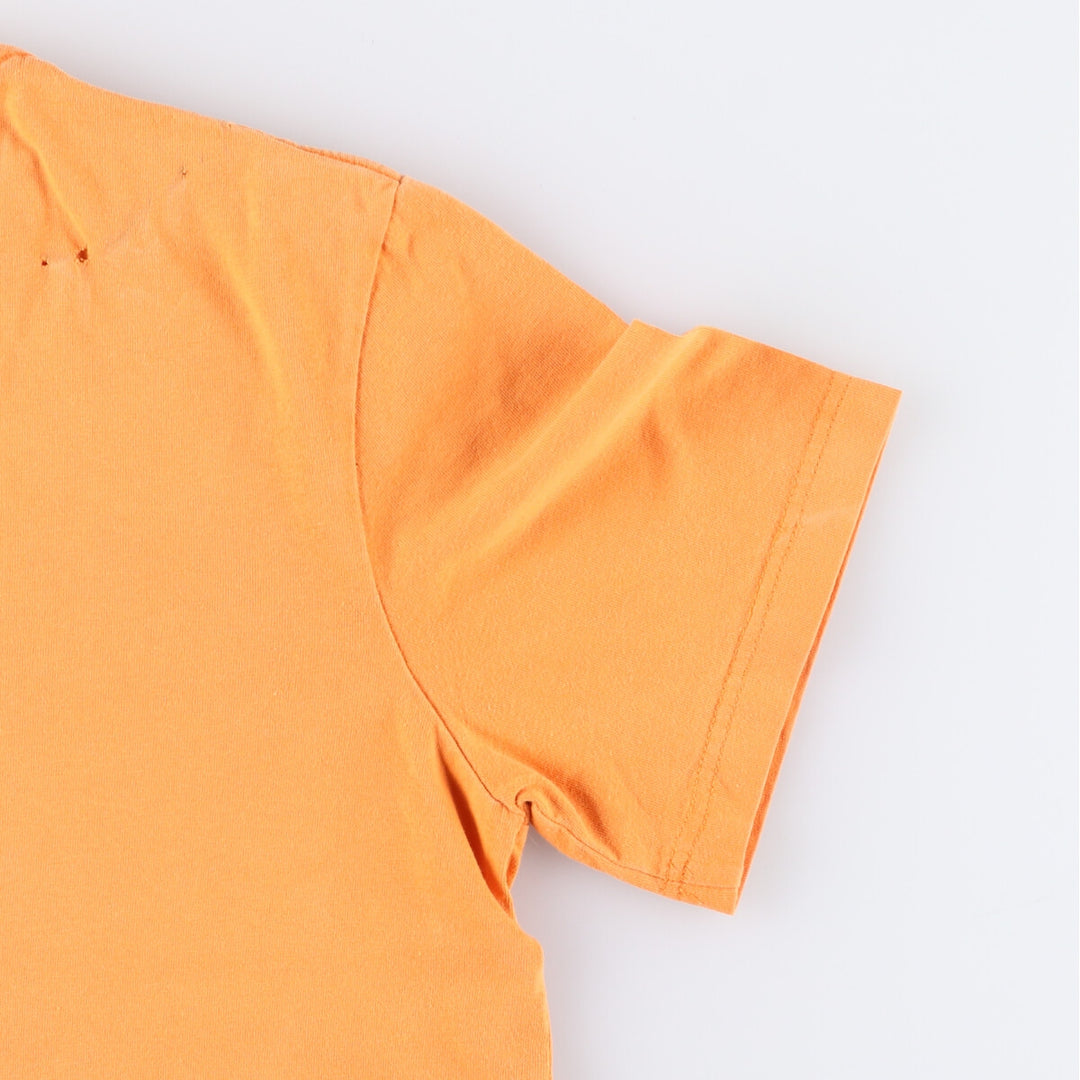 Reebok One-Point Logo T-Shirt, Women's Size M cotton orange type Vintage Second Hand