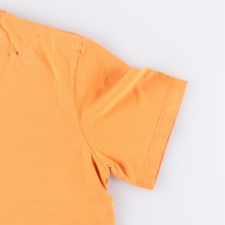 Reebok One-Point Logo T-Shirt, Women's Size M cotton orange type Vintage Second Hand