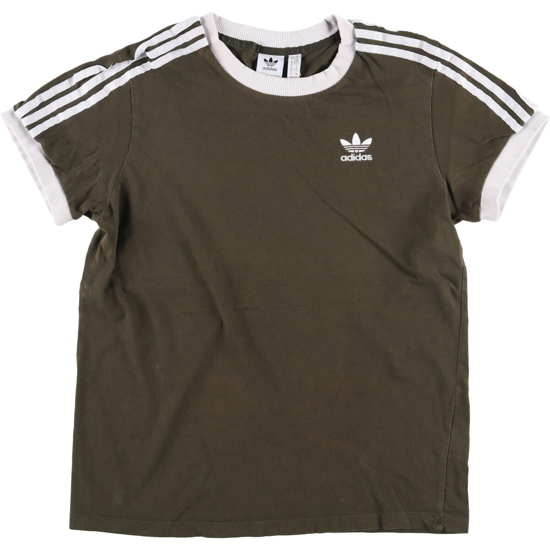 Adidas Originals Ringer T-shirt, Men's Size XS cotton Khaki type Vintage Second Hand