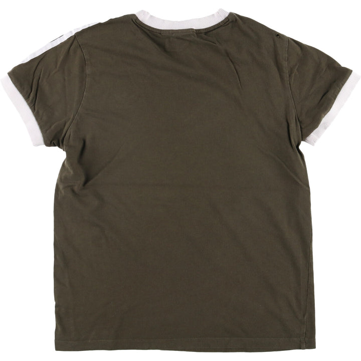 Adidas Originals Ringer T-shirt, Men's Size XS cotton Khaki type Vintage Second Hand