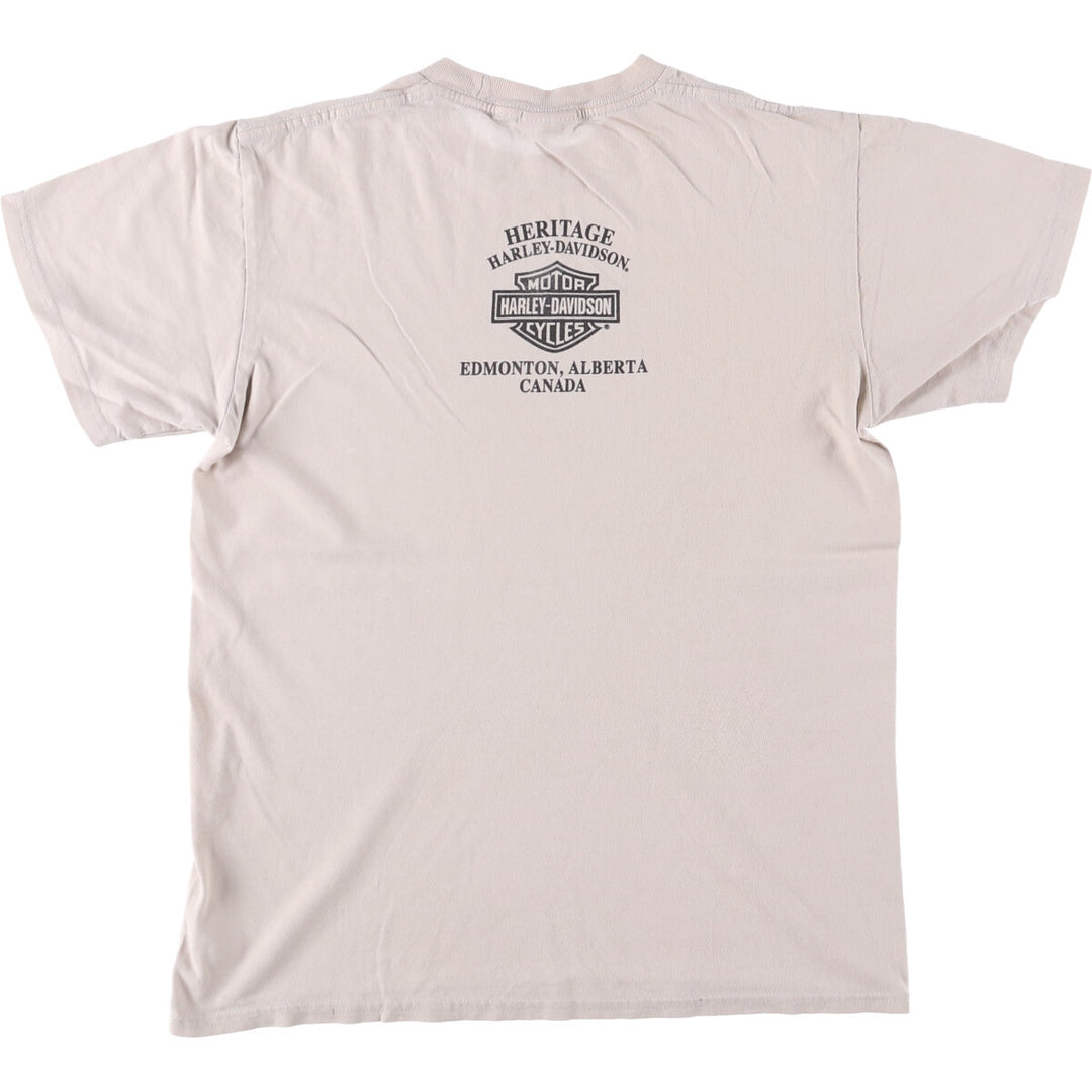 Harley-Davidson Marvel Hulk Motorcycle T-Shirt, Men's Size Small unclear Beige type Vintage Second Hand